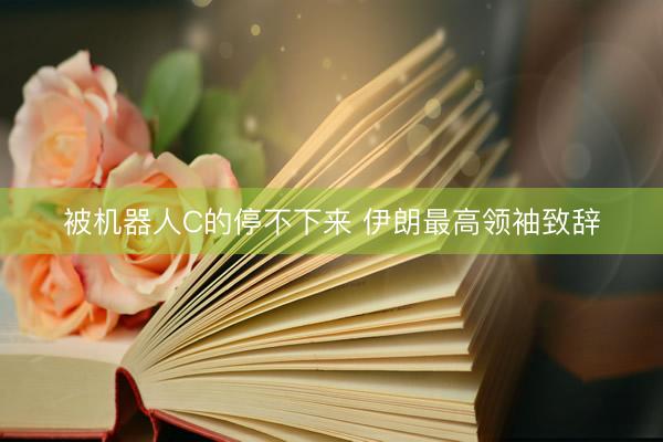 被机器人C的停不下来 伊朗最高领袖致辞